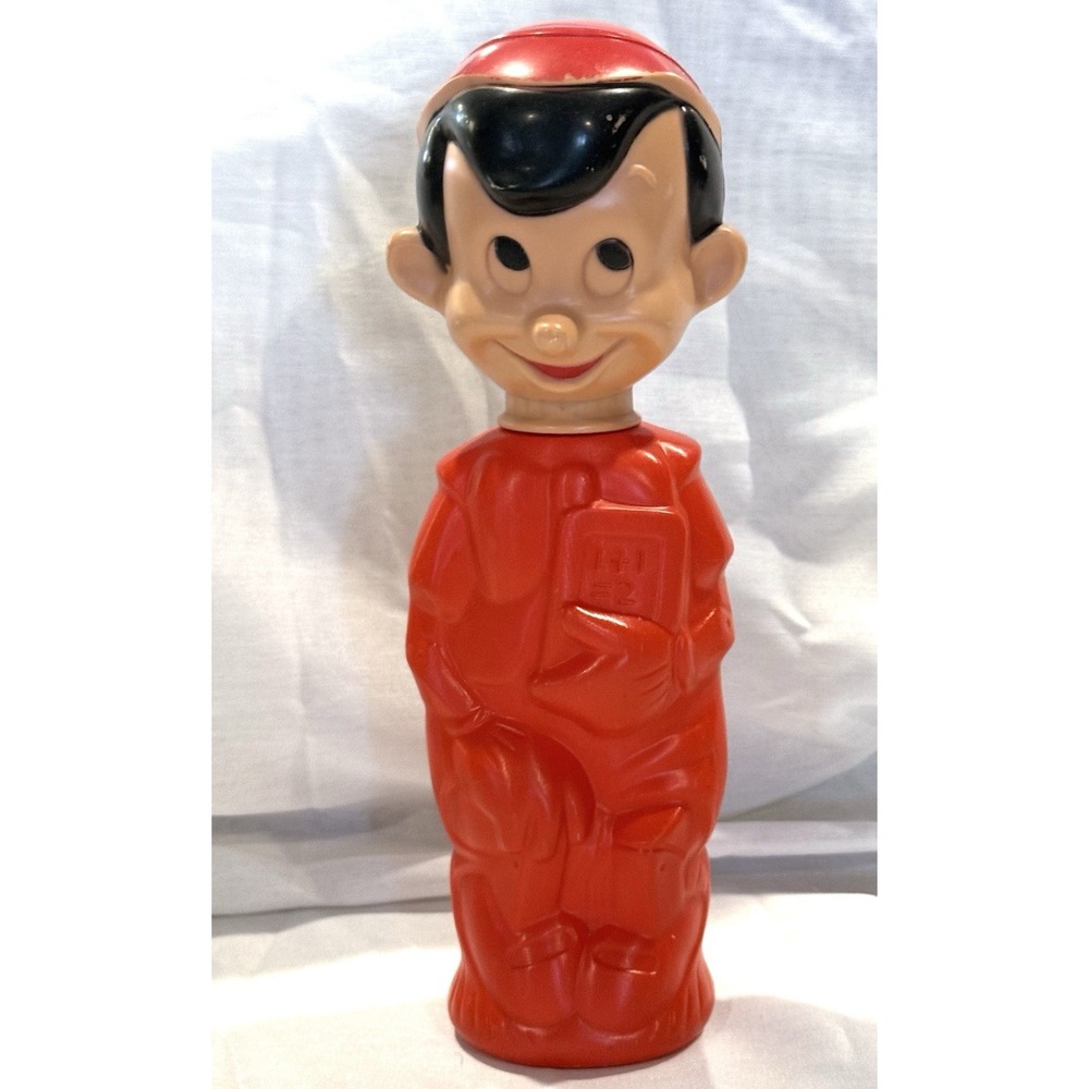 Vintage Pinnochio Walt Disney Soaky Colgate Bubble Bath Bottle 1962